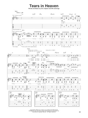 Eric Clapton  Unplugged  Guitar Recorded Versions  NoteforNote Guitar TAB  17 Songs Including Tears in Heaven, Layla, My Fat,New