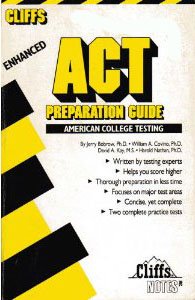 Cliffs Enhanced American College Testing Preparation Guide (Cliffs Preparation Guides),Used