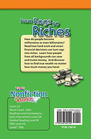 From Rags to Riches (TIME FOR KIDS Nonfiction Readers),Used