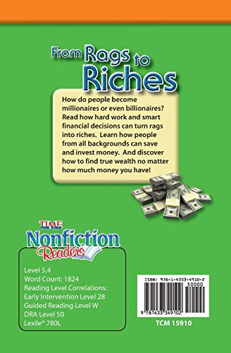 From Rags to Riches (TIME FOR KIDS Nonfiction Readers),Used