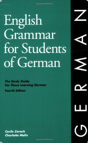 English Grammar For Students Of German,New