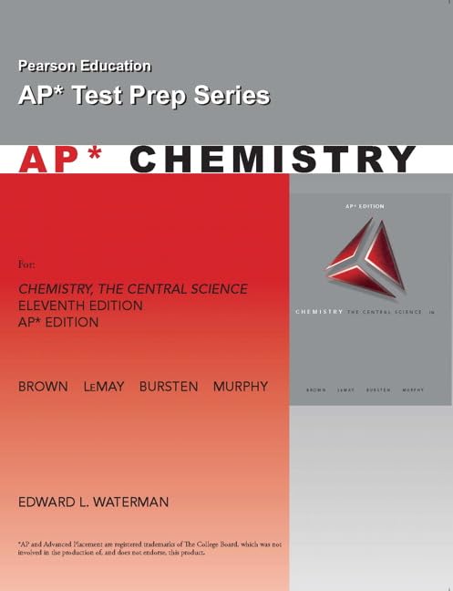 AP Exam Workbook for Chemistry: The Central Science (Ap Test Prep Series),Used