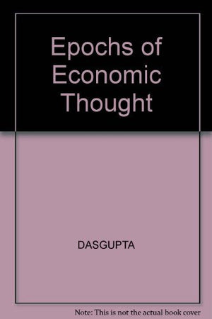 Epochs Of Economic Theory