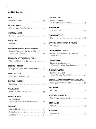 Alfred's Easy Piano Songs  Love & Romance: 50 Classics,Used