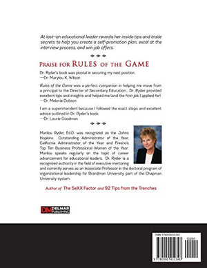Rules of the Game: How to Win a Job in Educational LeadershipTHE WORKBOOK,Used