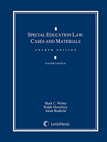 Special Education Law: Cases and Materials,Used