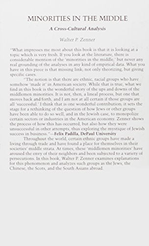 Minorities in the Middle: A CrossCultural Analysis (Suny Series in Ethnicity & Race in American Life),Used