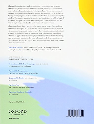 Elementary Climate Physics,Used