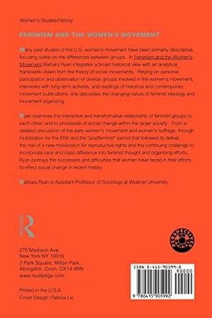 Feminism and the Women's Movement: Dynamics of Change in Social Movement Ideology and Activism (Perspectives on Gender),Used