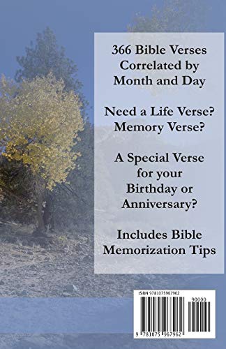 Your Daily Bible Verse (Large Print Edition): 366 Verses Correlated by Month and Day,Used