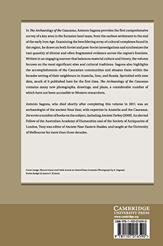 The Archaeology of the Caucasus: From Earliest Settlements to the Iron Age (Cambridge World Archaeology),Used