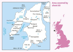 Islay (OS Landranger Map),Used