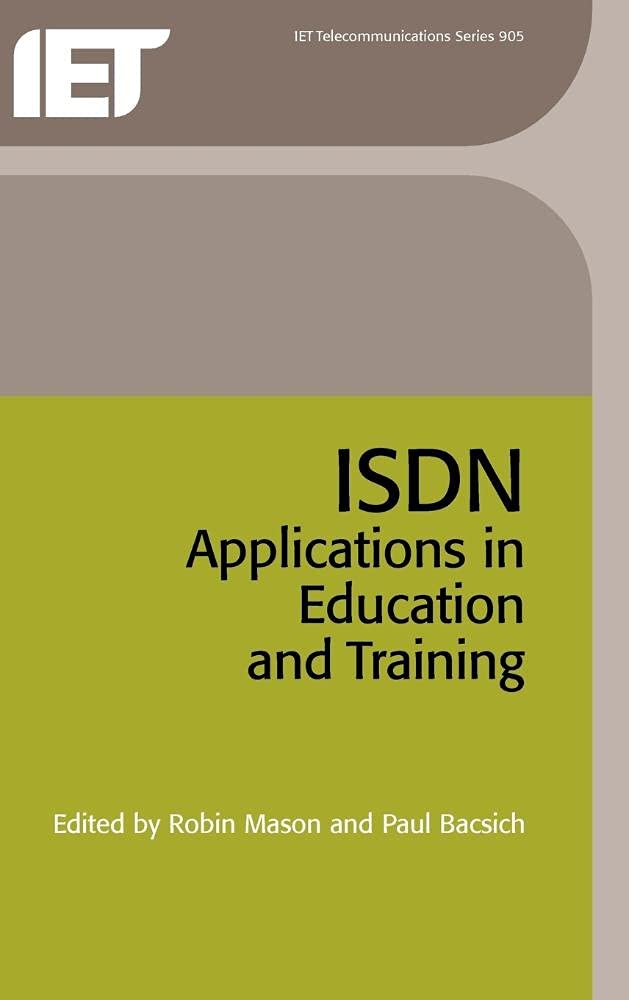 ISDN Applications in Education and Training (Telecommunications),Used