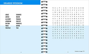 Brain Games  Large Print: Word Search Puzzles (Dark Gray),Used