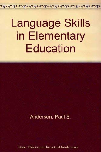 Language Skills In Elementary Education,Used