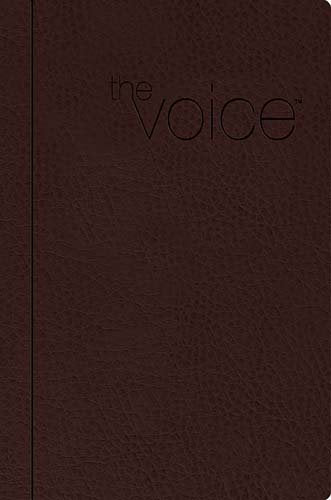 The Voice Bible: Step into the Story of Scripture /Saddle Brown Leathersoft/Other Translations/Study,Used
