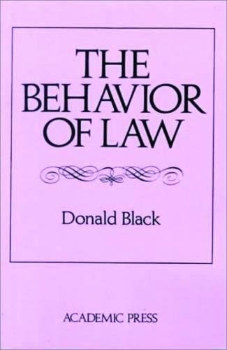 The Behavior Of Law,Used