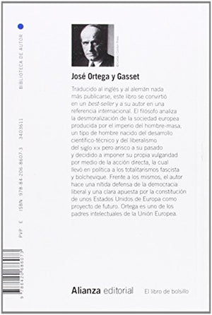 La rebelin de las masas y otros ensayos (Spanish Edition),Used