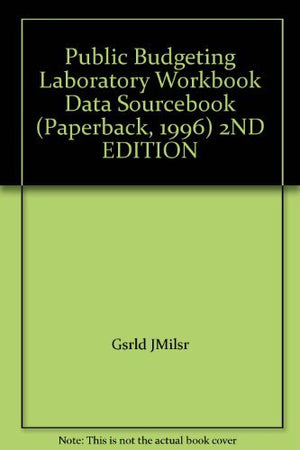 Public Budgeting Laboratory Data Sourcebook,Used