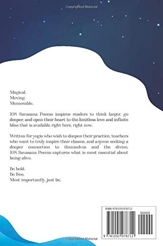 108 Savasana Poems: Blissful Words From the Heart of Yoga,Used