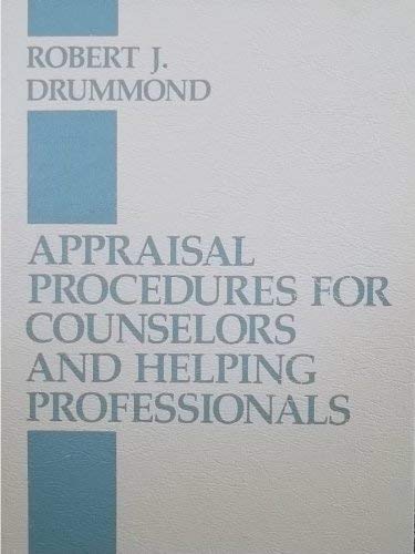 Appraisal procedures for counselors and helping professionals,Used