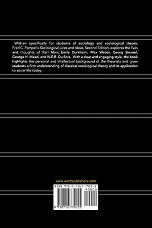 Sociological Lives and Ideas,Used