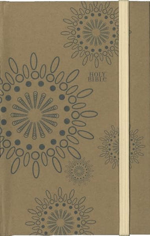 Niv, Thinline Craft Collection Bible, Hardcover, Tan/Blue, Red Letter Edition