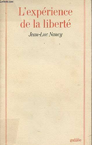 L'exprience de la libert (0000),Used
