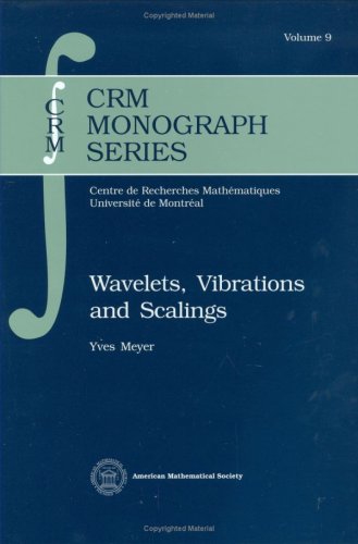 Wavelets, Vibrations And Scalings (Crm Monograph Series, 9),Used