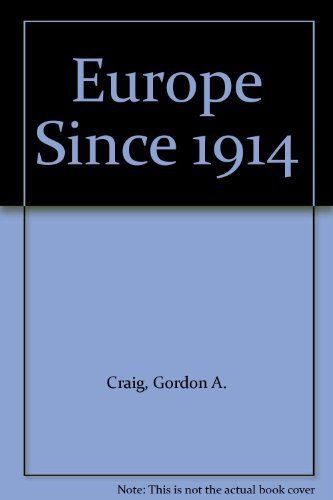 Europe Since 1914,Used