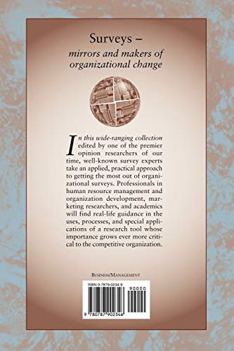 Organizational Surveys: Tools For Assessment And Change-new