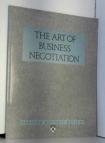 The Art of Business Negotiation (Harvard Business Review Paperback Series),Used