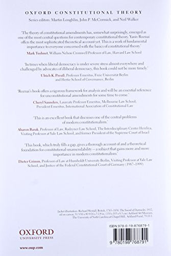 Unconstitutional Constitutional Amendments: The Limits of Amendment Powers (Oxford Constitutional Theory),Used