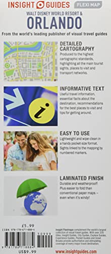 Insight Guides Flexi Map Orlando (Insight Flexi Maps),Used