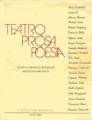 Teatro, Prosa, Poesia: A Second Year Anthology (Italian Edition),New
