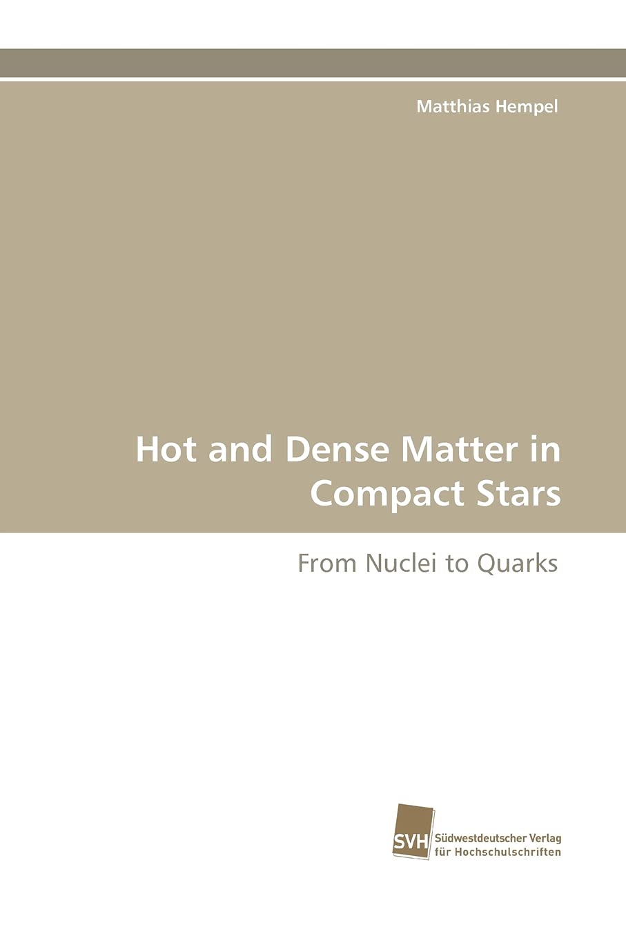 Hot and Dense Matter in Compact Stars: From Nuclei to Quarks,Used