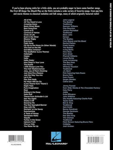 First 50 Songs You Should Play on the Violin,Used