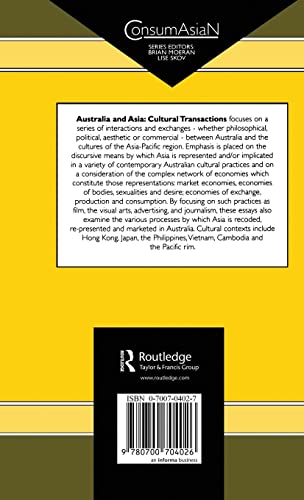 Australia and Asia: Cultural Transactions (ConsumAsian Series),Used