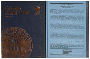 Canada Small Cents Collection 1920 to 1988 Number One (Official Whitman Coin Folder),New