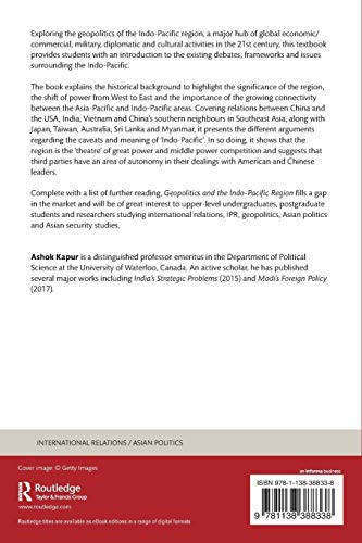 Geopolitics and the IndoPacific Region,Used