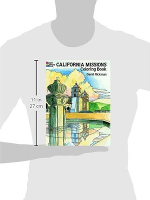 California Missions Coloring Book (Dover American History Coloring Books),Used