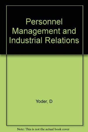 Personnel Management And Industrial Relations,-used