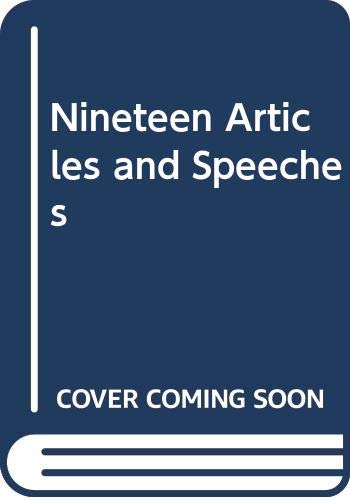Nineteen Articles And Speeches,Used