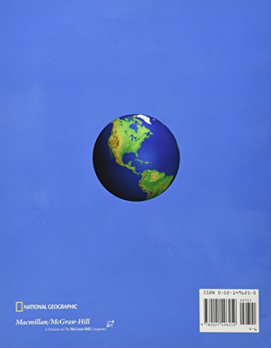 Macmillan/McGrawHill Social Studies, Grades 36, National Geographic Intermediate Atlas (OLDER ELEMENTARY SOCIAL STUDIES),Used