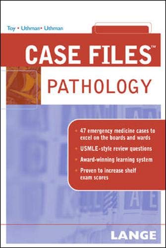 Case Files Pathology (Lange Case Files),New