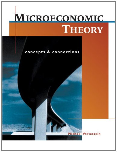 Microeconomic Theory: Concepts and Connections (with Economic Applications),Used