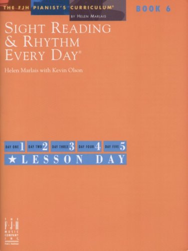 Sight Reading & Rhythm Every Day (Fjh Pianist's Curriculum, 6),Used