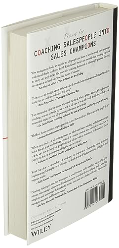 Coaching Salespeople into Sales Champions: A Tactical Playbook for Managers and Executives,Used