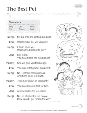 25 Fun Phonics Plays For Beginning Readers: Engaging, Reproducible Plays That Target And Teach Key Phonics Skills And Get Kids E,New