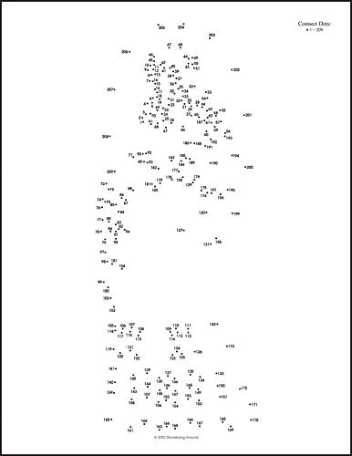 Greatest DottoDot Book in the World (Book 3)  Activity Book  Relaxing Puzzles,Used